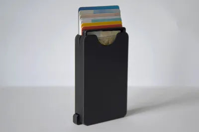 Smart Pop-Up Wallet with Card Ejector & Cash Drawer